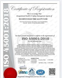 ISO 45001:2018 certificate